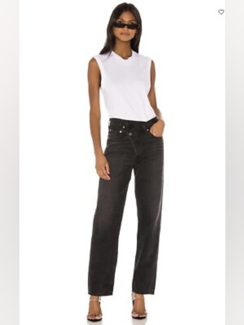 Agolde Criss Cross Jeans Grey